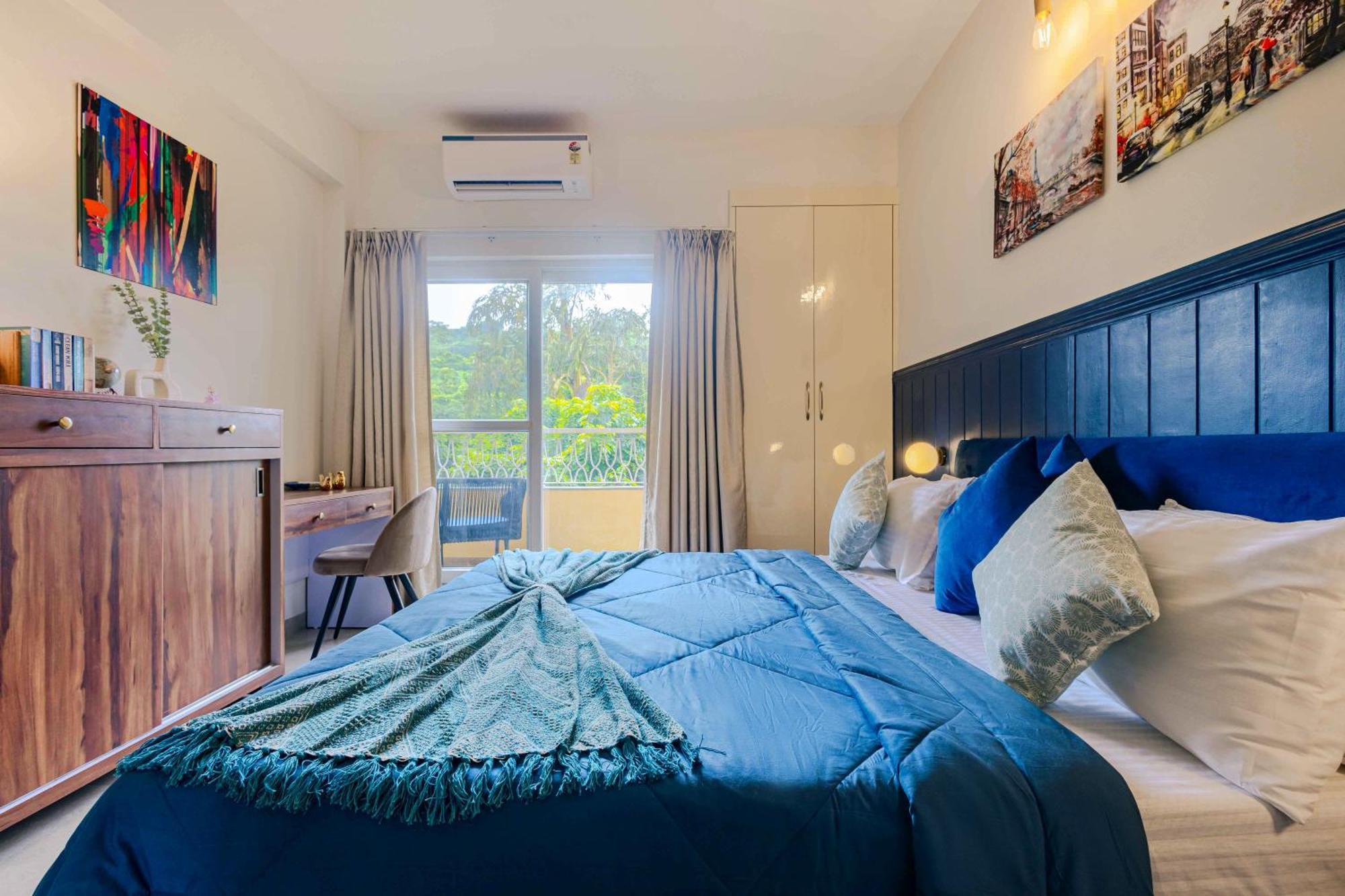 Alaya Stays 1 Bhk With Balcony & Pool - Veera Marina Candolim Kültér fotó
