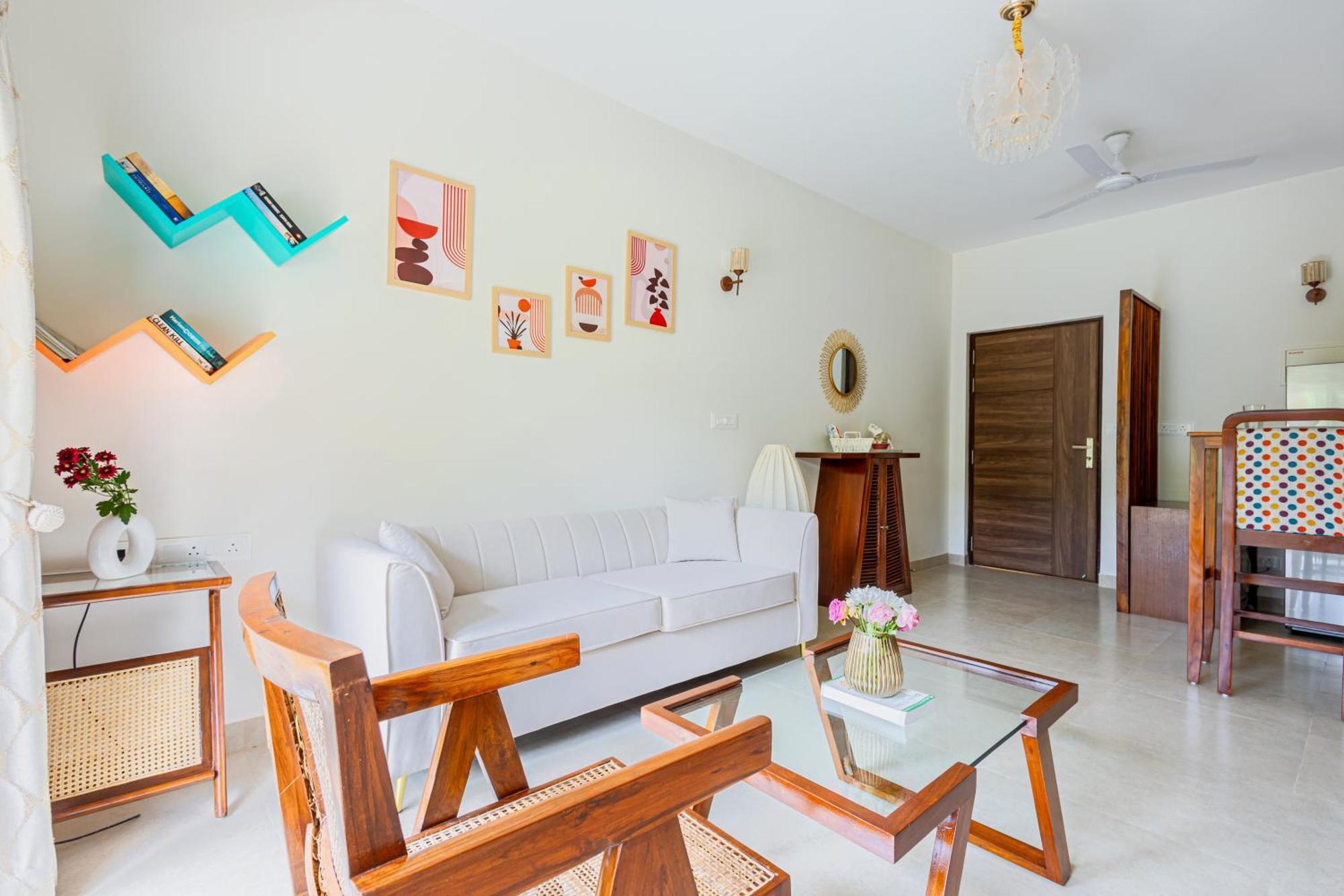 Alaya Stays 1 Bhk With Balcony & Pool - Veera Marina Candolim Kültér fotó