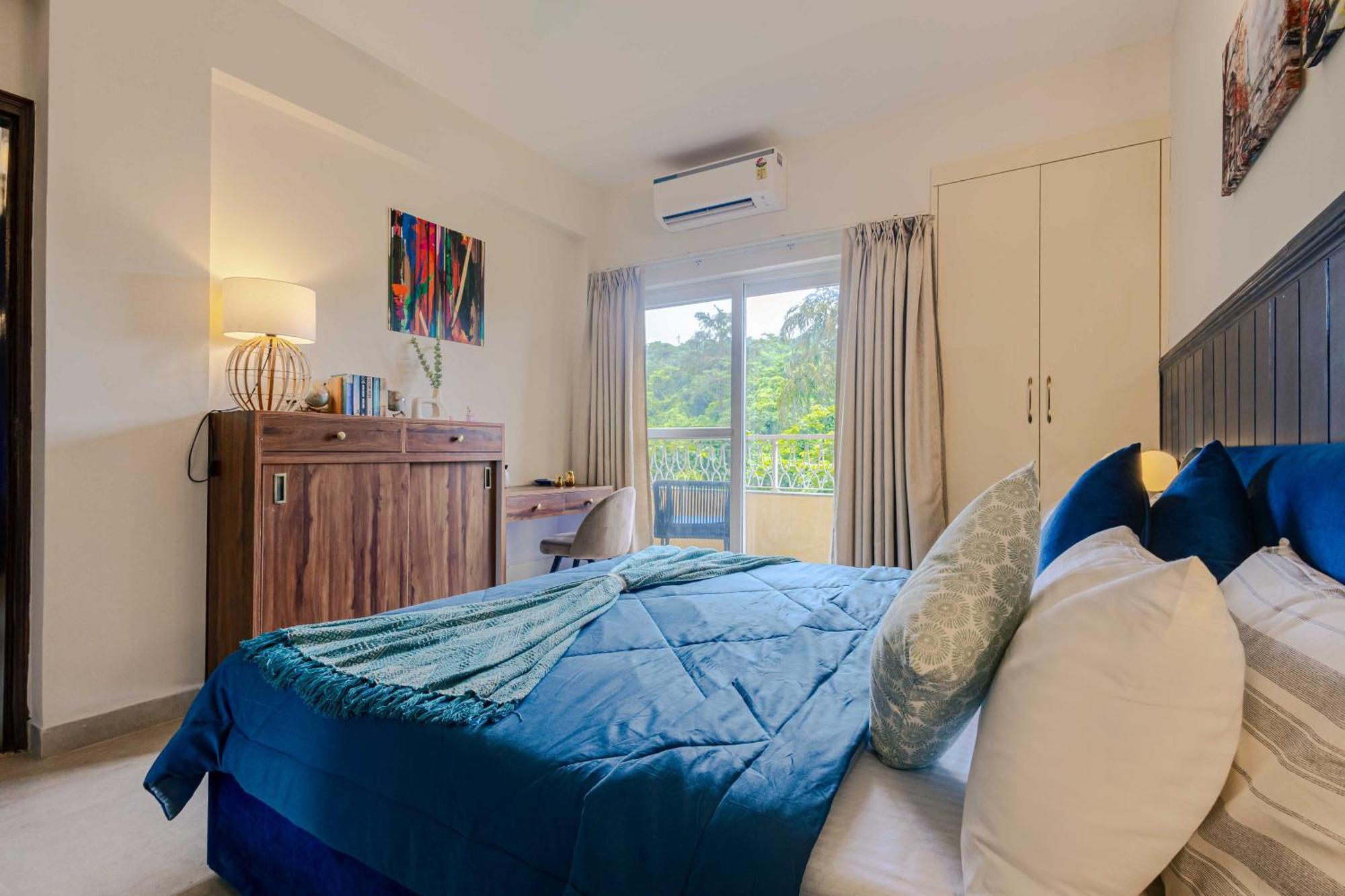 Alaya Stays 1 Bhk With Balcony & Pool - Veera Marina Candolim Kültér fotó