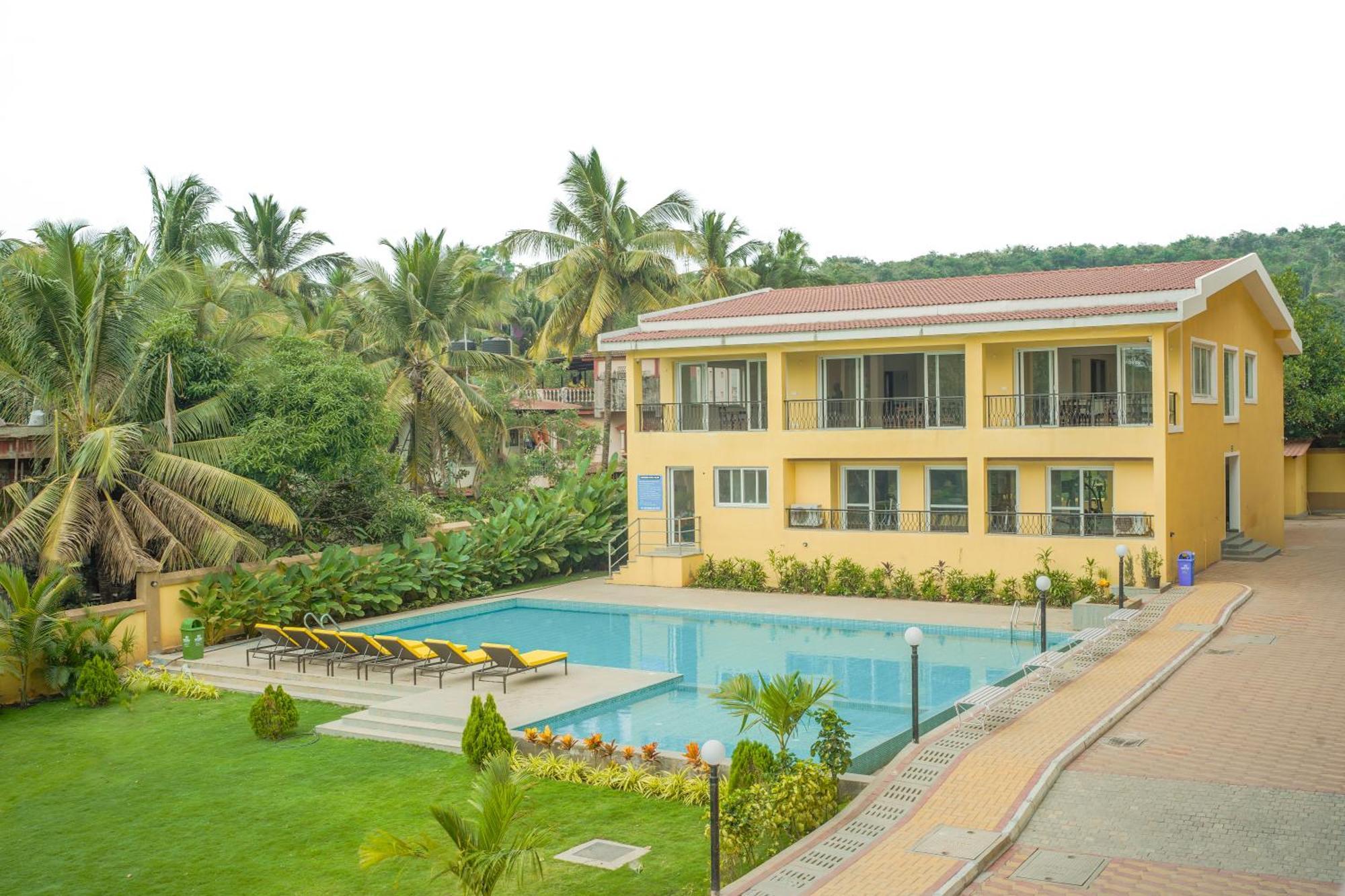 Alaya Stays 1 Bhk With Balcony & Pool - Veera Marina Candolim Kültér fotó