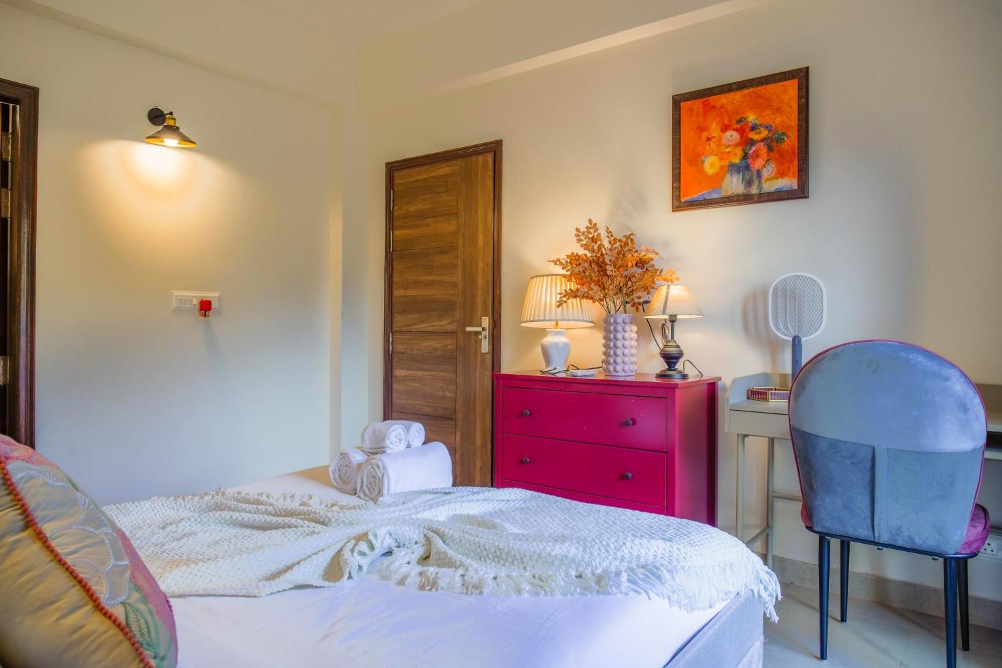 Alaya Stays 1 Bhk With Balcony & Pool - Veera Marina Candolim Kültér fotó