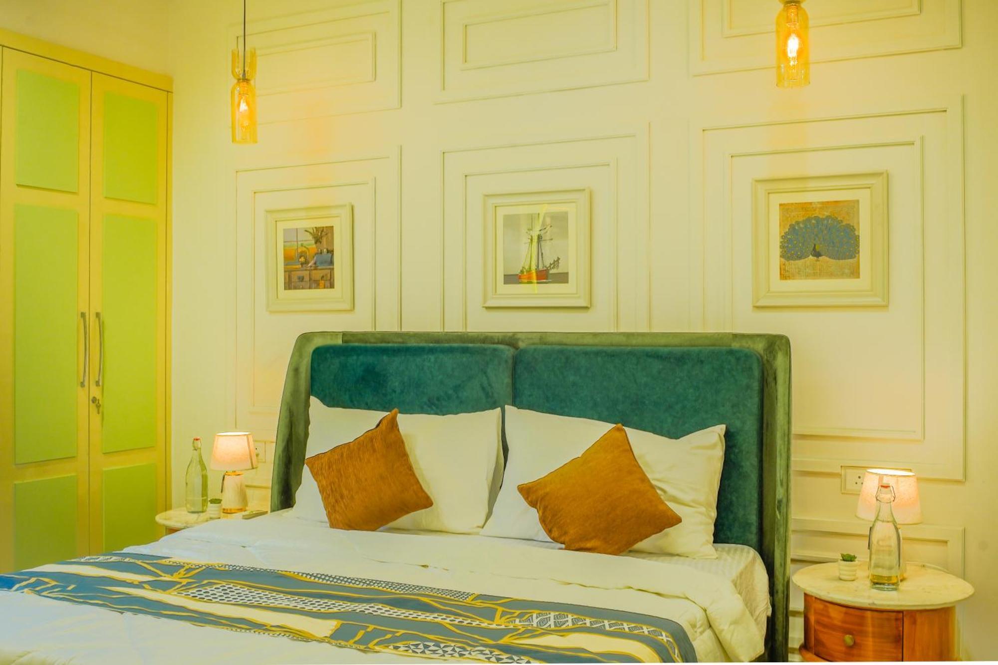 Alaya Stays 1 Bhk With Balcony & Pool - Veera Marina Candolim Kültér fotó